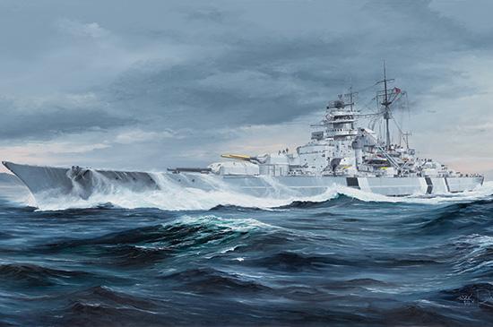 German Bismarck Battleship von Trumpeter