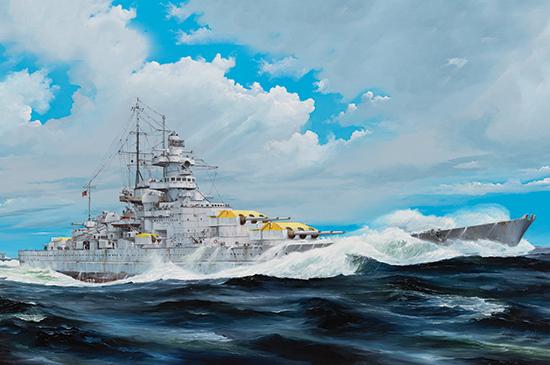 German Gneisenau Battleship von Trumpeter