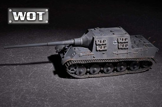 German King Tiger (Porsche turret) w.105mm kWh L/68 - WOT von Trumpeter