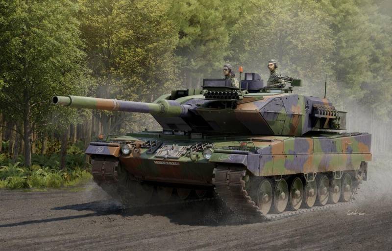 German Leopard 2A6 MBT von Trumpeter