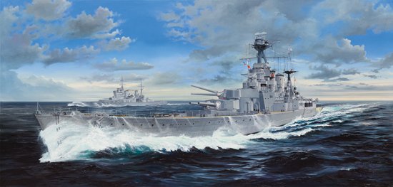 HMS Hood von Trumpeter