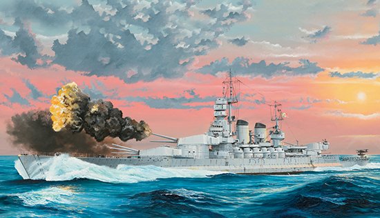 Italian Navy Battleship RN Littorio 1941 von Trumpeter