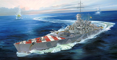 Italian Navy Battleship RN Roma 1943 von Trumpeter