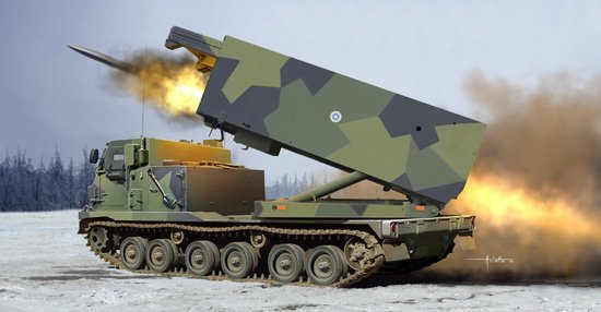 M270/A1 Multiple Launch Rocket System- Finland/Netherlands von Trumpeter