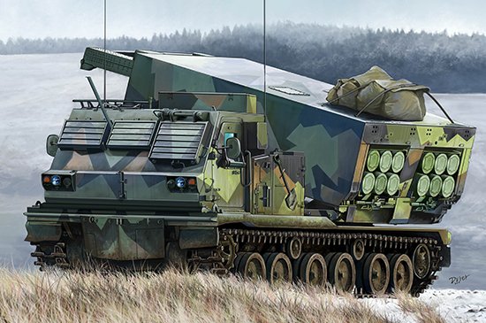 M270/A1 Multiple Launch Rocket System - Norway von Trumpeter