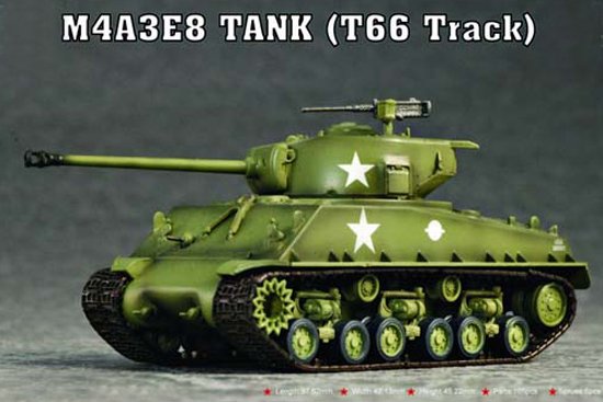 M4A3E8 Tank (T66 Track) von Trumpeter