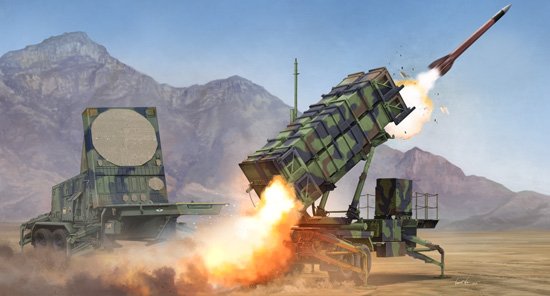 M901 Launching Station & AN/MPQ-53 Radar Radar set of MIM-104 Patriot SAM System (PAC-2) von Trumpeter