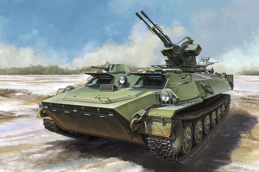 MT-LB with zu-23-2 von Trumpeter