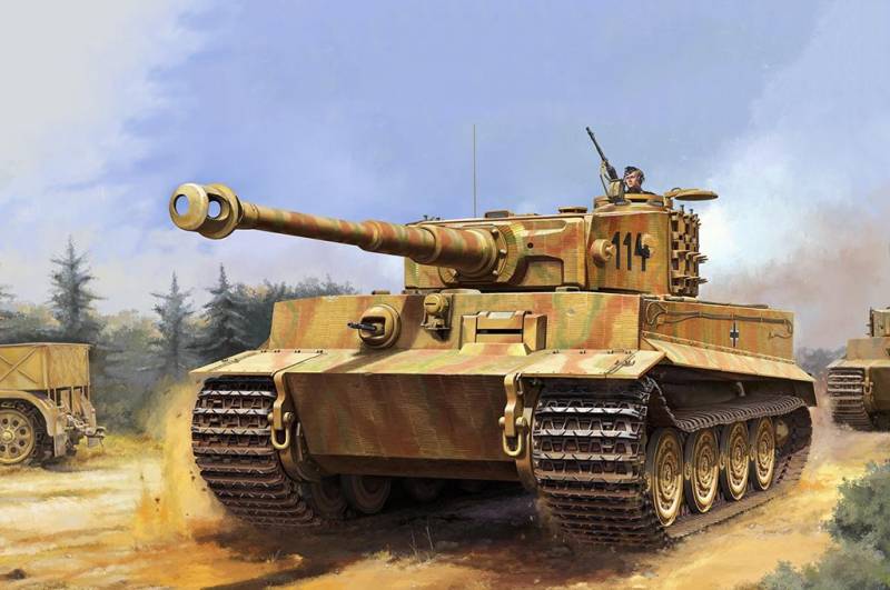 Pz.Kpfw.VI Ausf.E Sd.Kfz.181 Tiger I (Late Production) von Trumpeter