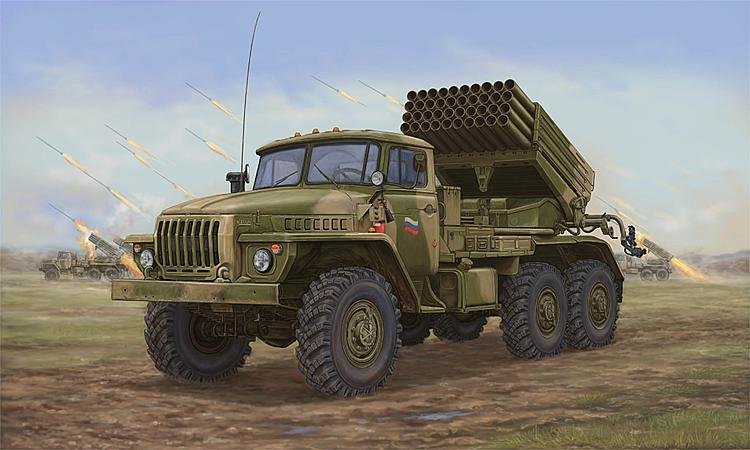 Russian BM-21 Hail MRL-Late von Trumpeter