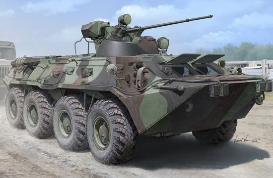 Russian BTR-80A APC Russian BTR-80A APC von Trumpeter