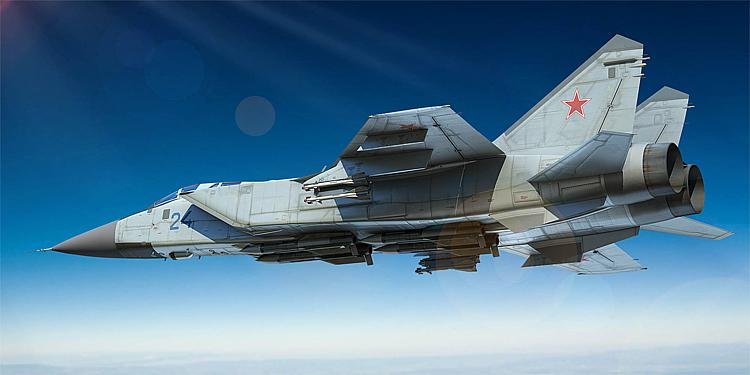 Russian MiG-31 Foxhound Russian MiG-31 Foxhound von Trumpeter