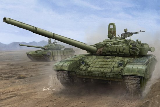 Russian T-72B/B1 MBT (w/kontakt-1 reactiv armor) von Trumpeter