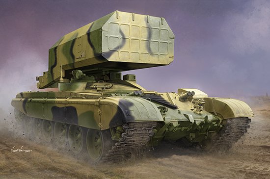 Russian TOS-1 Multiple Rocket Launcher Mod.1989 von Trumpeter