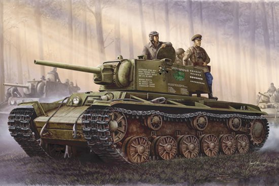 Russischer Panzer KV-1, 1942 Einfacher Turm von Trumpeter