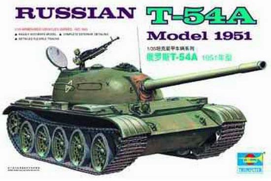 Russischer Panzer T-54A von Trumpeter