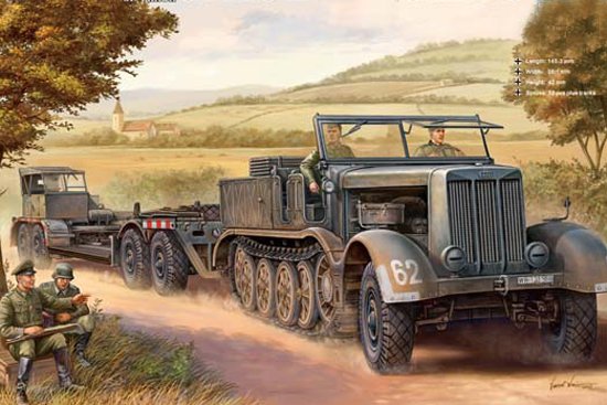 Sd.Kfz.9(18t)Half-Track von Trumpeter