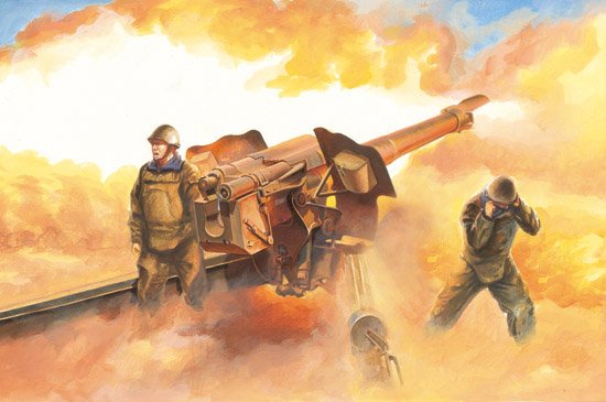 Soviet D-74 122mm Field Gun Soviet D-74 122mm Field Gun von Trumpeter
