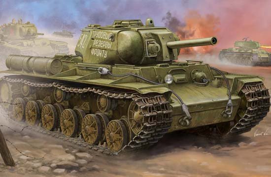 Soviet KV-8S Heavy Tank Soviet KV-8S Heavy Tank von Trumpeter