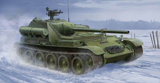 Soviet SU-101 SPA von Trumpeter