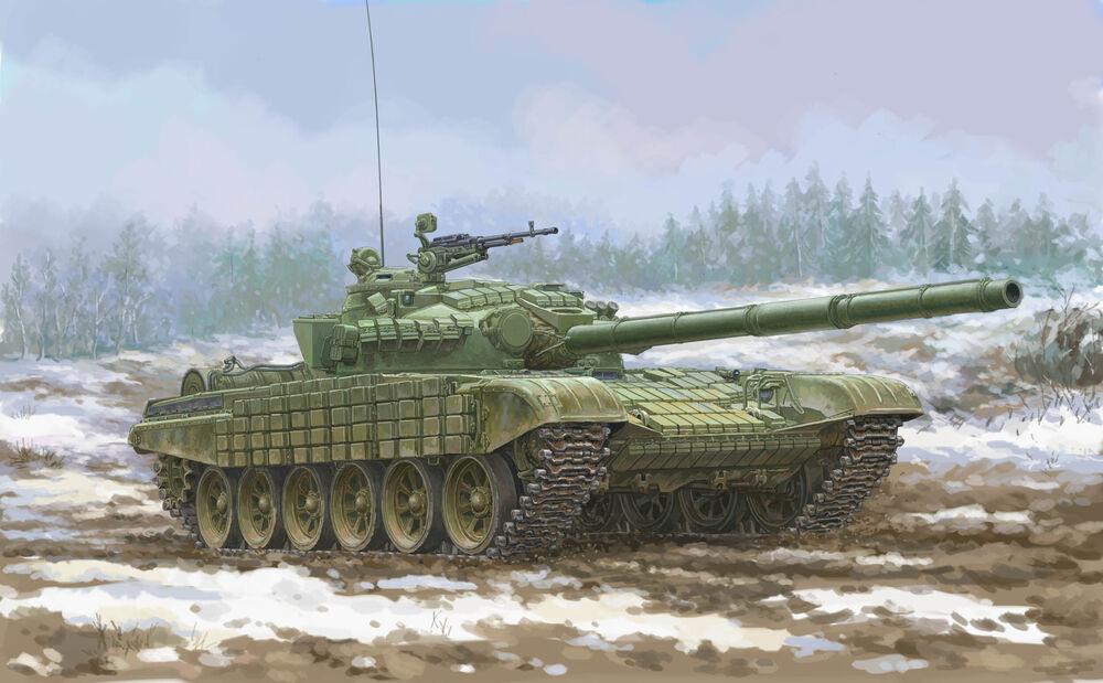 Soviet T-72 Ural with Kontakt-1 Reactive Armor von Trumpeter