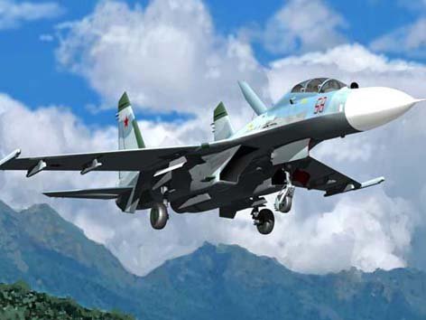 Su-27UB Flanker-C von Trumpeter