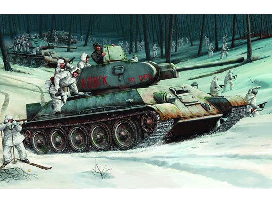 T-34/76 Soviet Tank (1942) von Trumpeter