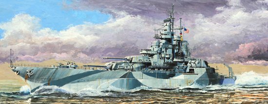 USS West Virgina BB-48 1945 von Trumpeter