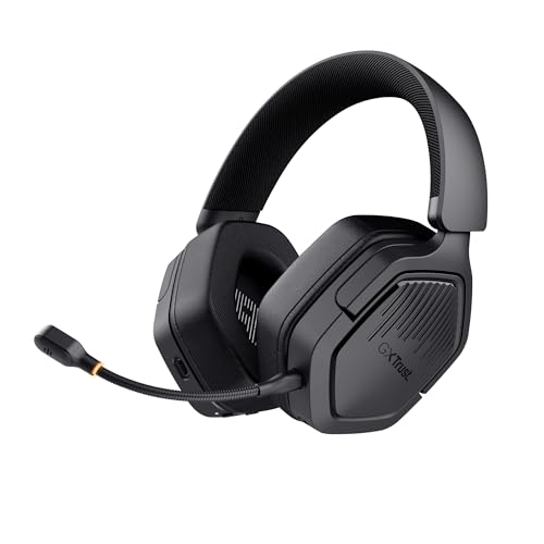 Trust GXT 1493 Ravox Gaming Headset Wireless Bluetooth + 2.4 GHz für PS5 PS4 Switch PC Mobile, 50mm Treiber, 70H Akkulaufzeit, Over-Ear Kopfhörer Kabellos Bluetooth mit Mikrofon, Schwarz Trust GXT 1493 Ravox Gaming Headset Wireless Bluetooth + 2.4 GHz für PS5 PS4 Switch PC Mobile, 50mm Treiber, 70H Akkulaufzeit, Over-Ear Kopfhörer Kabellos Bluetooth mit Mikrofon, Schwarz von Trust Gaming