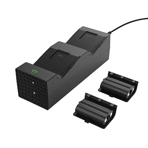 Trust Gaming GXT 250 Xbox Series X/S Controller Ladegerät, Zweifach-Ladedock, Controller Ladestation Dock für Controller, Schwarz Trust Gaming GXT 250 Xbox Series X/S Controller Ladegerät, Zweifach-Ladedock, Controller Ladestation Dock für Controller, Schwarz von Trust Gaming