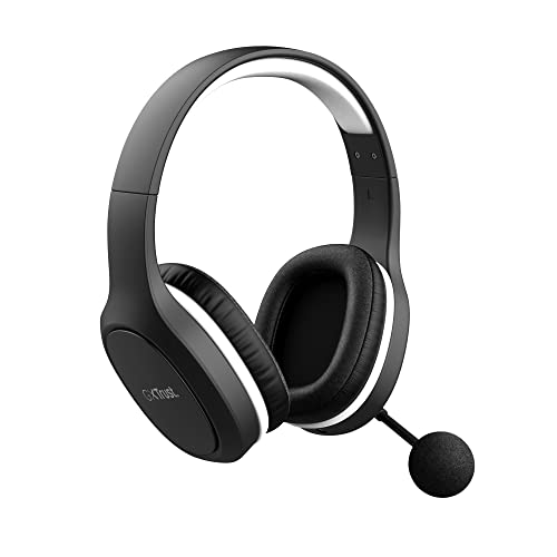 Trust Gaming GXT 391 Thian Kabellose Kopfhörer für PS5, PS4 und PC, 5.8 Ghz, USB Dongle, Over Ear, Wiederaufladbar, Gaming Headset mit Mikrofon, Leicht und Nachhaltig – Schwarz Trust Gaming GXT 391 Thian Kabellose Kopfhörer für PS5, PS4 und PC, 5.8 Ghz, USB Dongle, Over Ear, Wiederaufladbar, Gaming Headset mit Mikrofon, Leicht und Nachhaltig – Schwarz von Trust Gaming