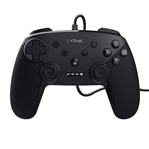 Trust Gaming GXT 541 Muta PC Controller Kabelgebunden, 75% Recycelten Materialien, 3m USB-Kabel, 15 Tasten, Vibrations-Feedback, Joystick Gamepad mit Kabel für Computer, Laptop, Windows 10/11 Trust Gaming GXT 541 Muta PC Controller Kabelgebunden, 75% Recycelten Materialien, 3m USB-Kabel, 15 Tasten, Vibrations-Feedback, Joystick Gamepad mit Kabel für Computer, Laptop, Windows 10/11 von Trust Gaming