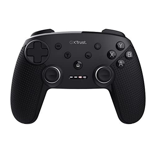 Trust Gaming GXT 542 Muta PC & Nintendo Switch Controller Kabellos, Bluetooth/RF/USB, 75% Recycelten Materialien, Aufladbare Batterie, Wireless Gamepad für Computer, Switch OLED/Lite, Android von Trust Gaming