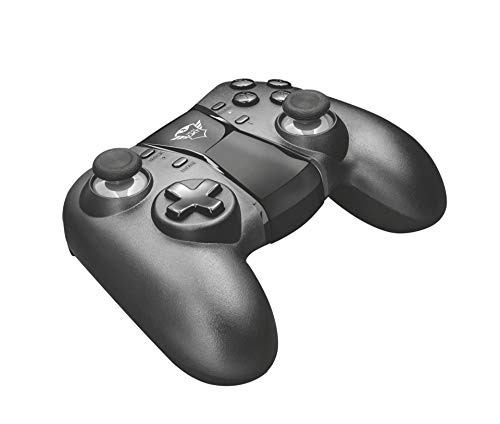 Trust Gaming GXT 590 Bosi Bluetooth Controller Kabellos für Windows und Android, Aufladbare Batterie, Gamepad mit Smartphone-Halterung, 13 Tasten, 2 Joysticks, Wireless, Spiele, PC, Computer, Handy von Trust Gaming