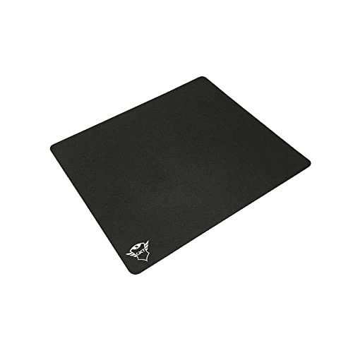 Trust Gaming GXT 754 Mauspad L 32 cm x 27 cm, Optimierte Oberflächenstruktur, rutschfeste Gummiunterseite, Mousepad für alle Mäuse, Empfindlichkeiten und Sensoren - Schwarz von Trust Gaming