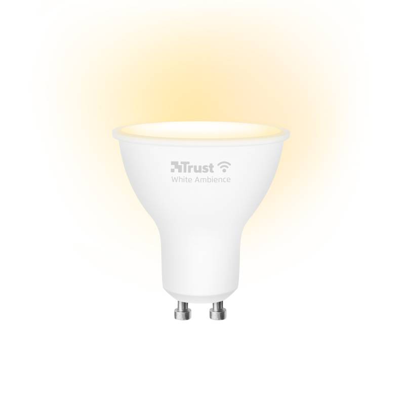 GU10 LED CCT WI-FI Smarter WiFi LED-Strahler, Lichtstimmung weiß, Fassung GU10, von Ihrem Smartphone/Tablet zu steuern von Trust