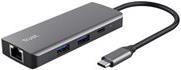 Trust Dalyx - Dockingstation - für Laptop - USB-C - HDMI - 1GbE (24968) von Trust