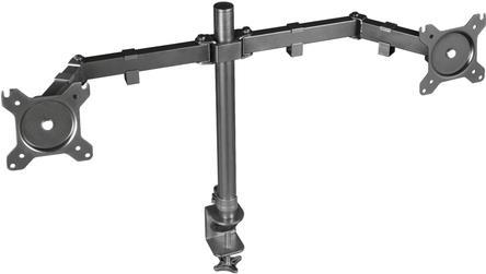 Trust GXT 1120 Mara - Befestigungskit (Halterung für Schreibtisch, Klammerbasis) - einstellbarer Doppelarm - für 2 LCD-Displays - Bildschirmgröße: bis zu 81,3 cm (bis zu 81,30cm (32) ) - Schreibtisch (23941) von Trust