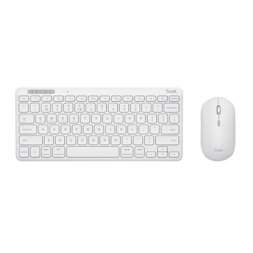 TRUST Lyra Wireless Keyboard & Mouse White DE TRUST Lyra Wireless Keyboard & Mouse White DE von Trust
