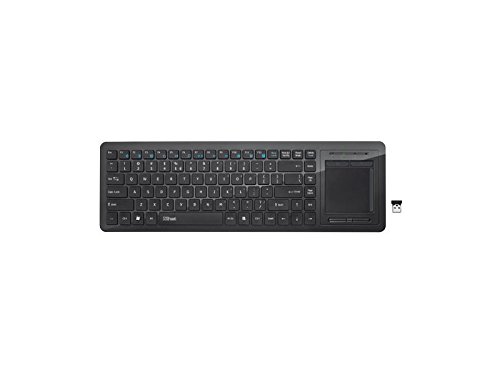 Trust 18491 Tastatur RF Wireless QWERTY Schwarz - Tastaturen (Standard, Kabellos, RF Wireless, QWERTY, Schwarz) von Trust