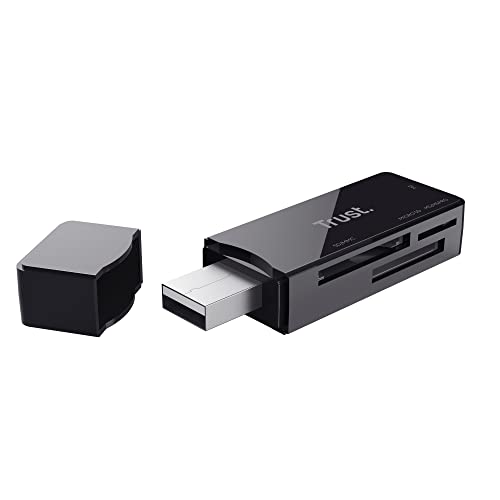Trust 21934 Nanga USB-2.0-Kartenlesegerät schwarz von Trust