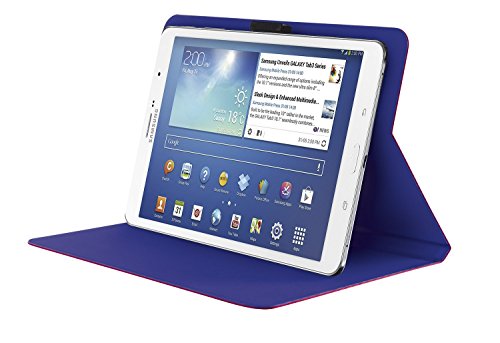 Trust Aeroo Folio Stand - flaches Hülle für 7-8" Tablets (z.B. iPad Mini, Galaxy Tab 4 7.0 & 8.0) rosa/blau von Trust