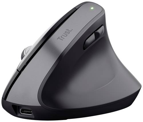 Trust Bayo+ Ergonomische Maus Bluetooth® Optisch Schwarz 6 Tasten 800 dpi, 1200 dpi, 1600 dpi, 2400 von Trust