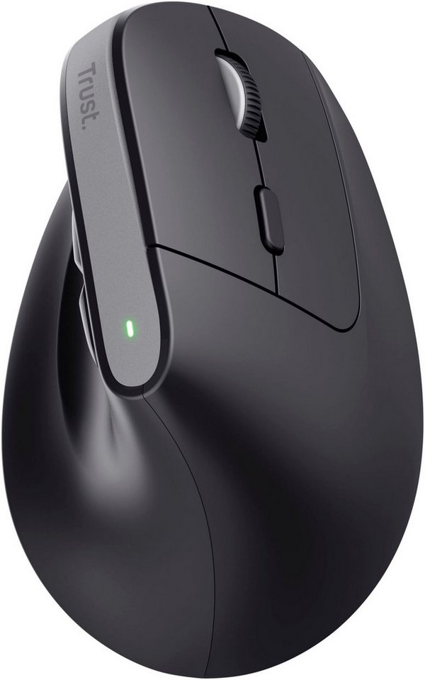 Trust Bayo+ Ergonomische kabellose Maus ergonomische Maus (Bluetooth, RF Wireless) von Trust