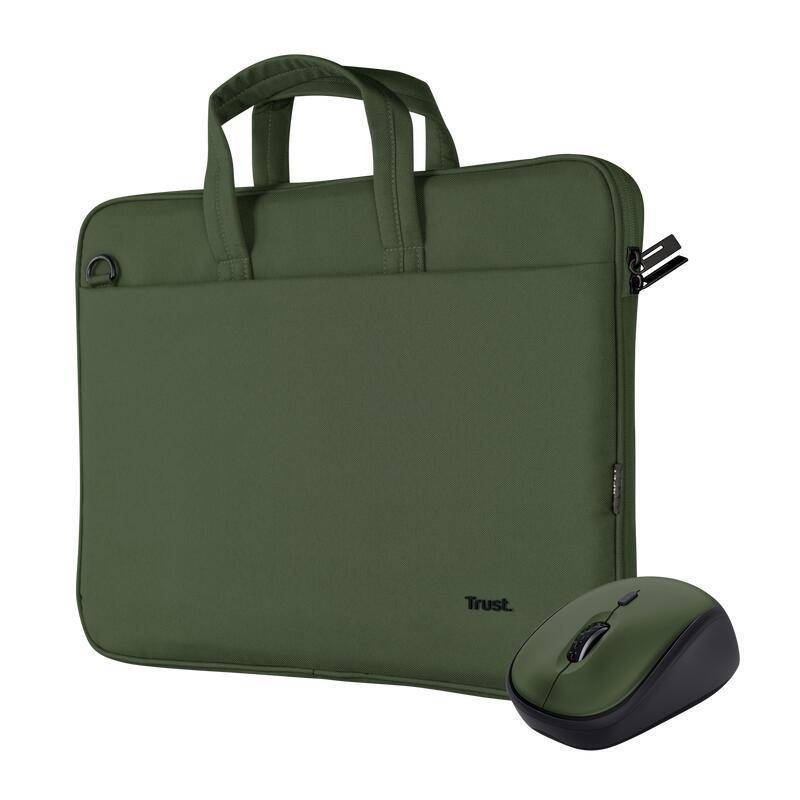 Trust Bologna Laptoptaschen-Maus-Set - Grün von Trust