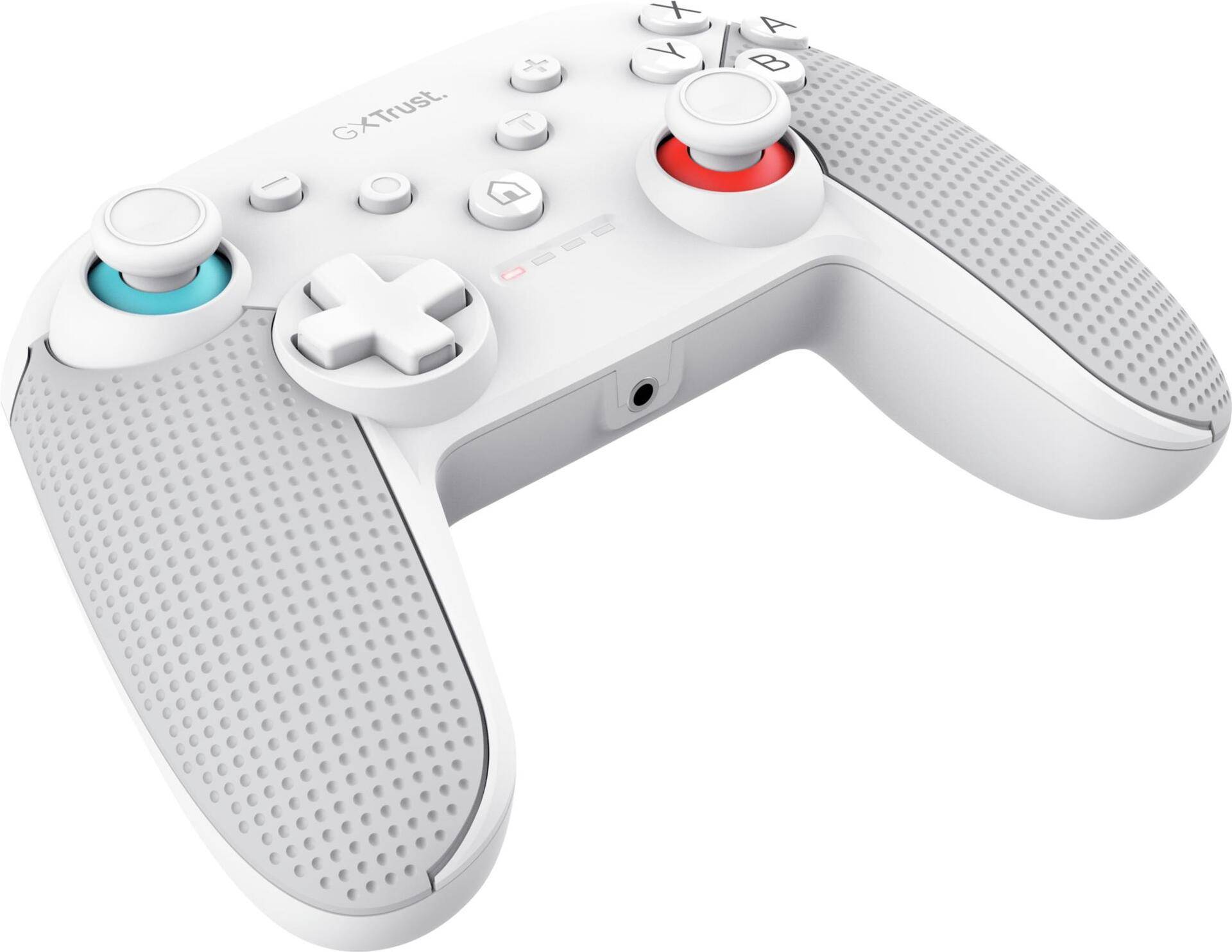 Trust GXT 1246W MUTA - Gamepad - Nintendo Switch - Nintendo Switch Lite - D-Pad - Reset-Taste - Schaltfläche Auswählen - Schaltfläche Start - Turbo-Taste - Kabellos - Bluetooth - Weiß (25426) von Trust