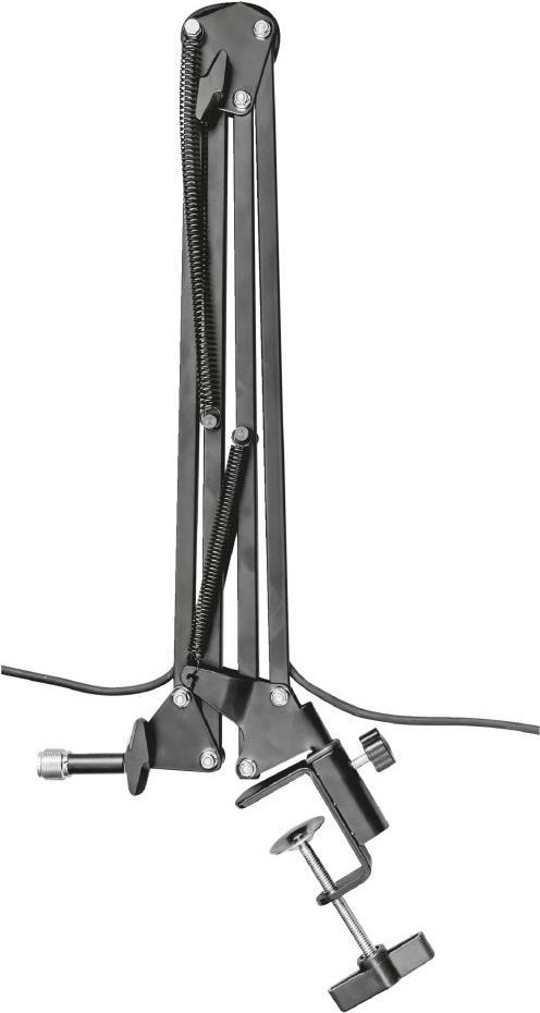 Trust GXT 253 Emita - Rundfunkmikrofonständer - Schreibtisch-Montagebasis - Schwarz - 5/8  - 114 mm - 39 mm (22563) von Trust