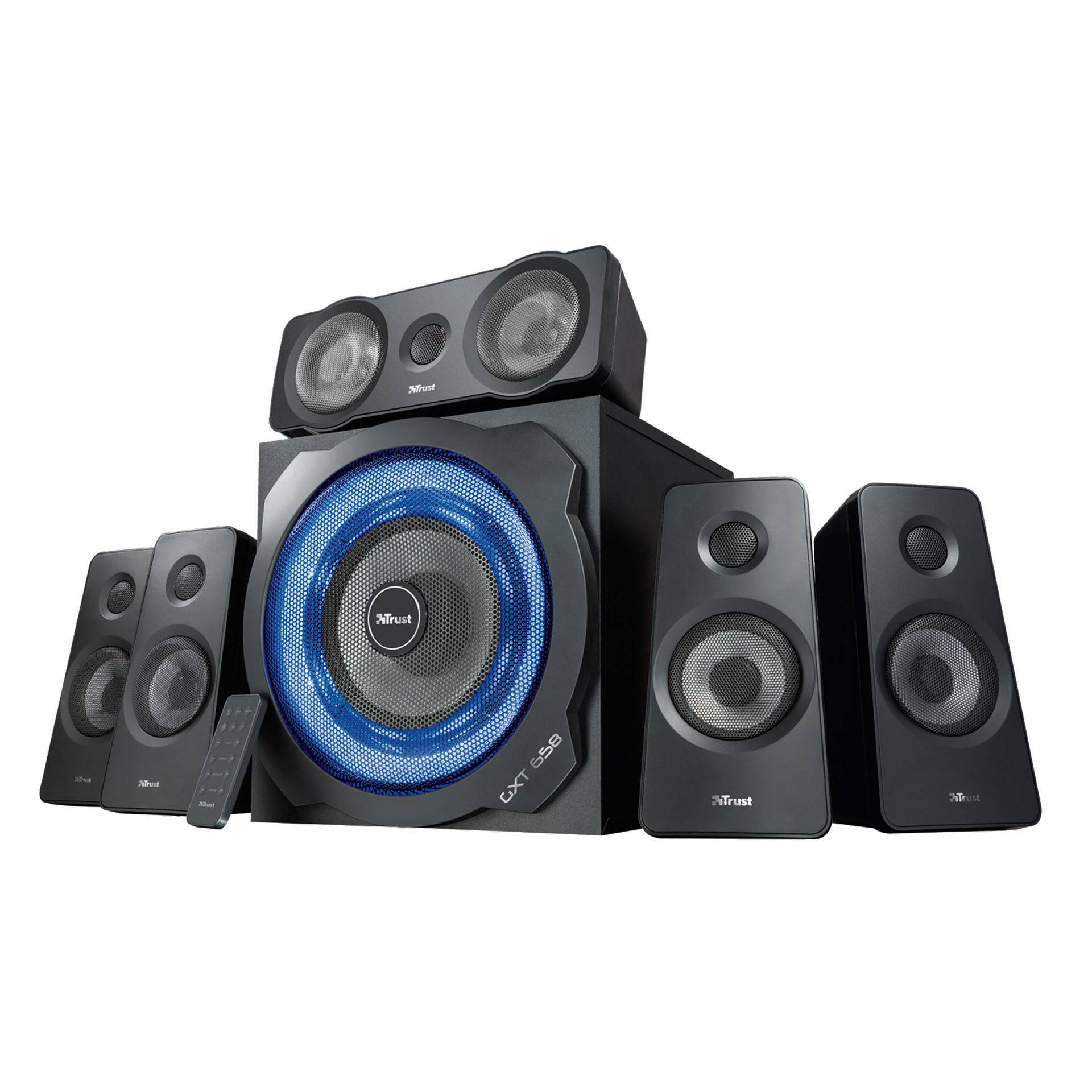 Trust GXT 658 Tytan 5.1 Surround-Lautsprechersetsystem Trust GXT 658 Tytan 5.1 Surround-Lautsprechersetsystem von Trust