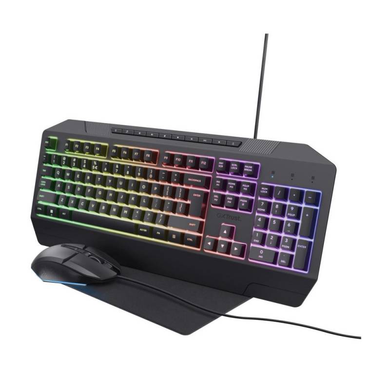 Trust GXT 791 3-in-1-Gaming-Bundle, Schwarz Tastatur von Trust