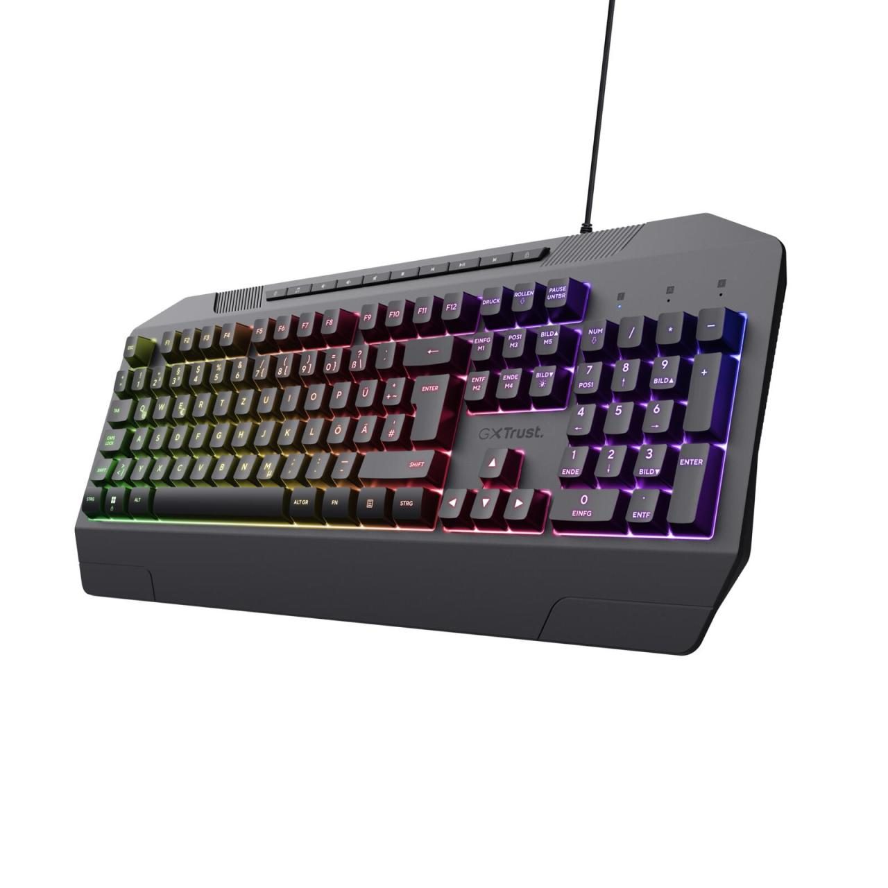 Trust GXT 836 Evocx Gaming-Tastatur, DE Layout Trust GXT 836 Evocx Gaming-Tastatur, DE Layout von Trust